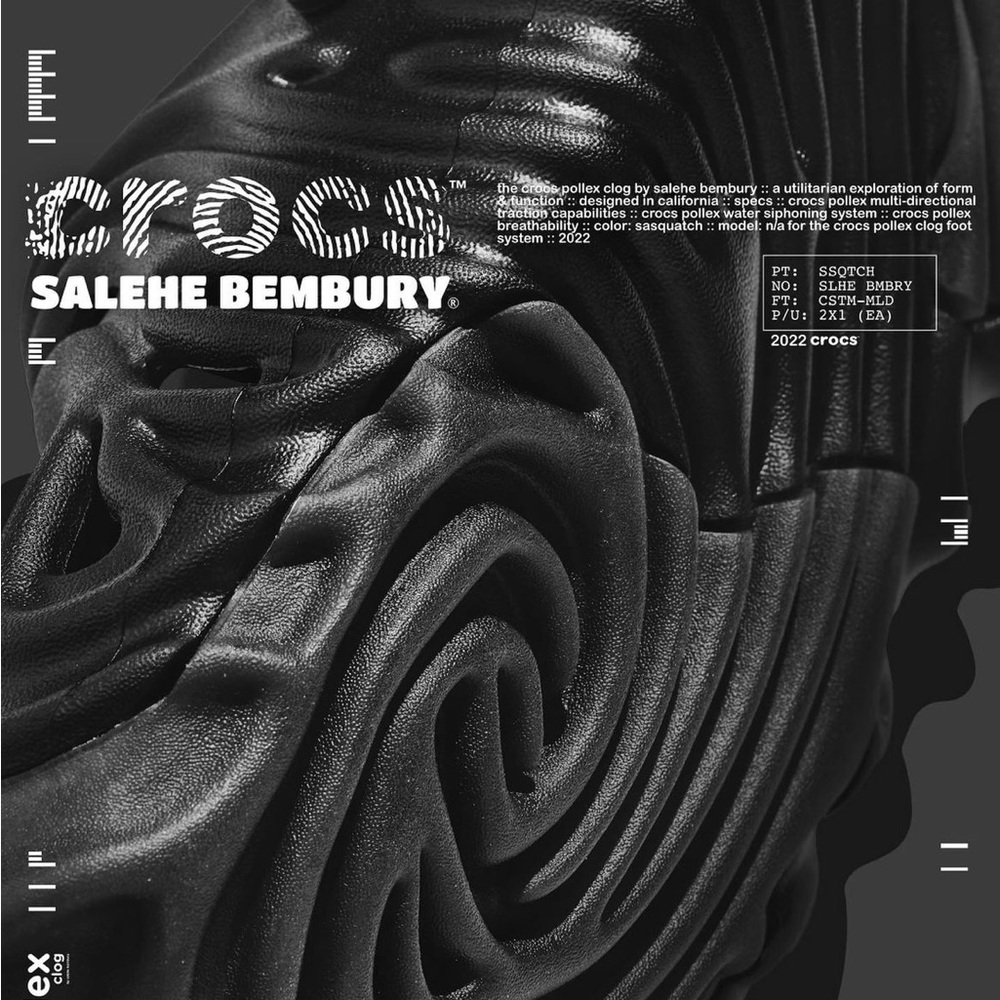 SALEHE BEMBURY X CROCS POLLEX CLOG SASQUATCH